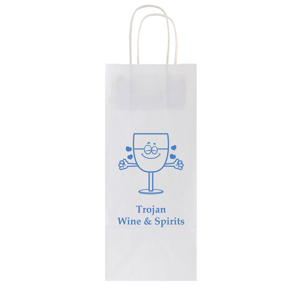 Custom Twisted Bag - 1C/1S-HS (1 Color/1 Stamp-Hot Stamp)