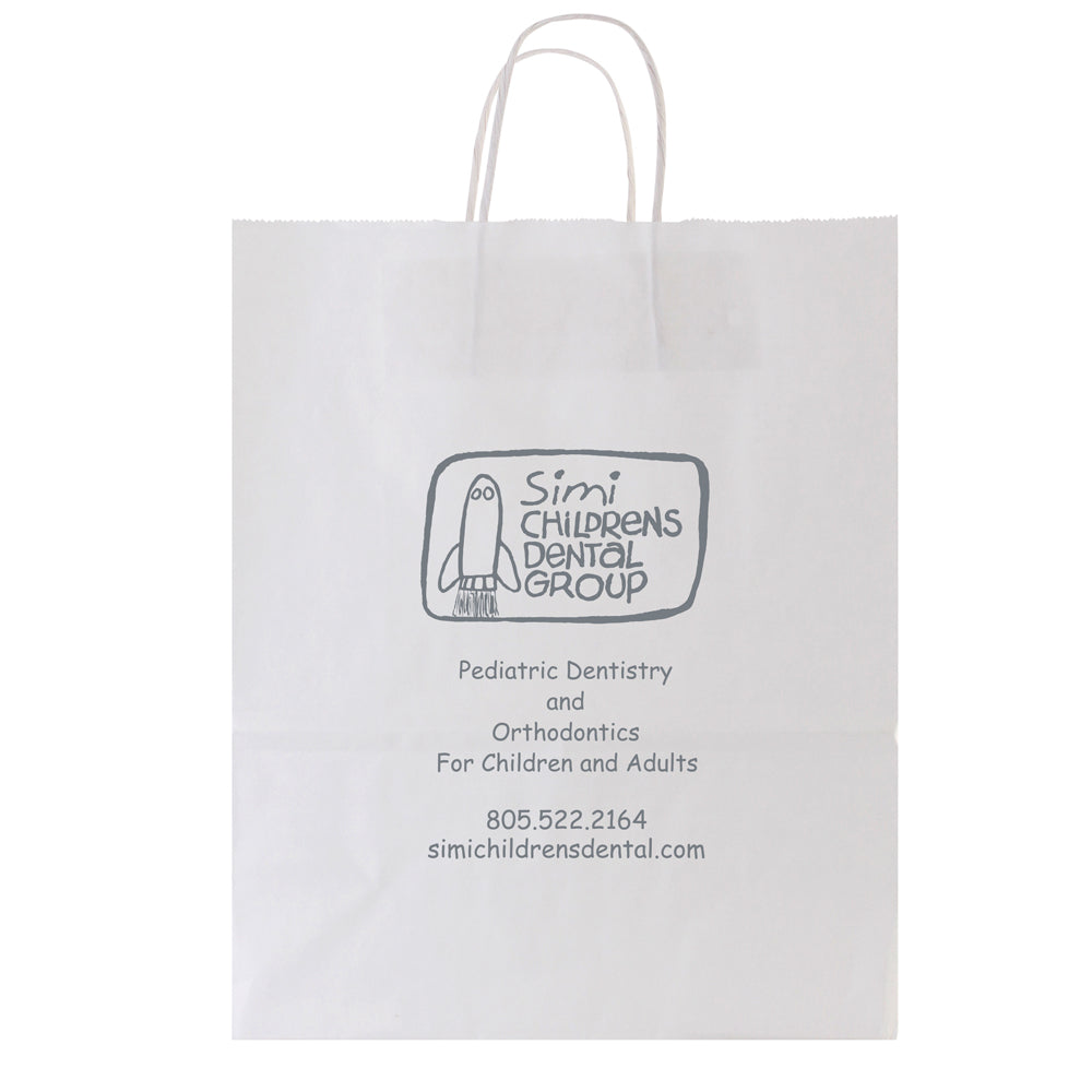 Custom Twisted Bag - 1C/1S-HS (1 Color/1 Stamp-Hot Stamp)