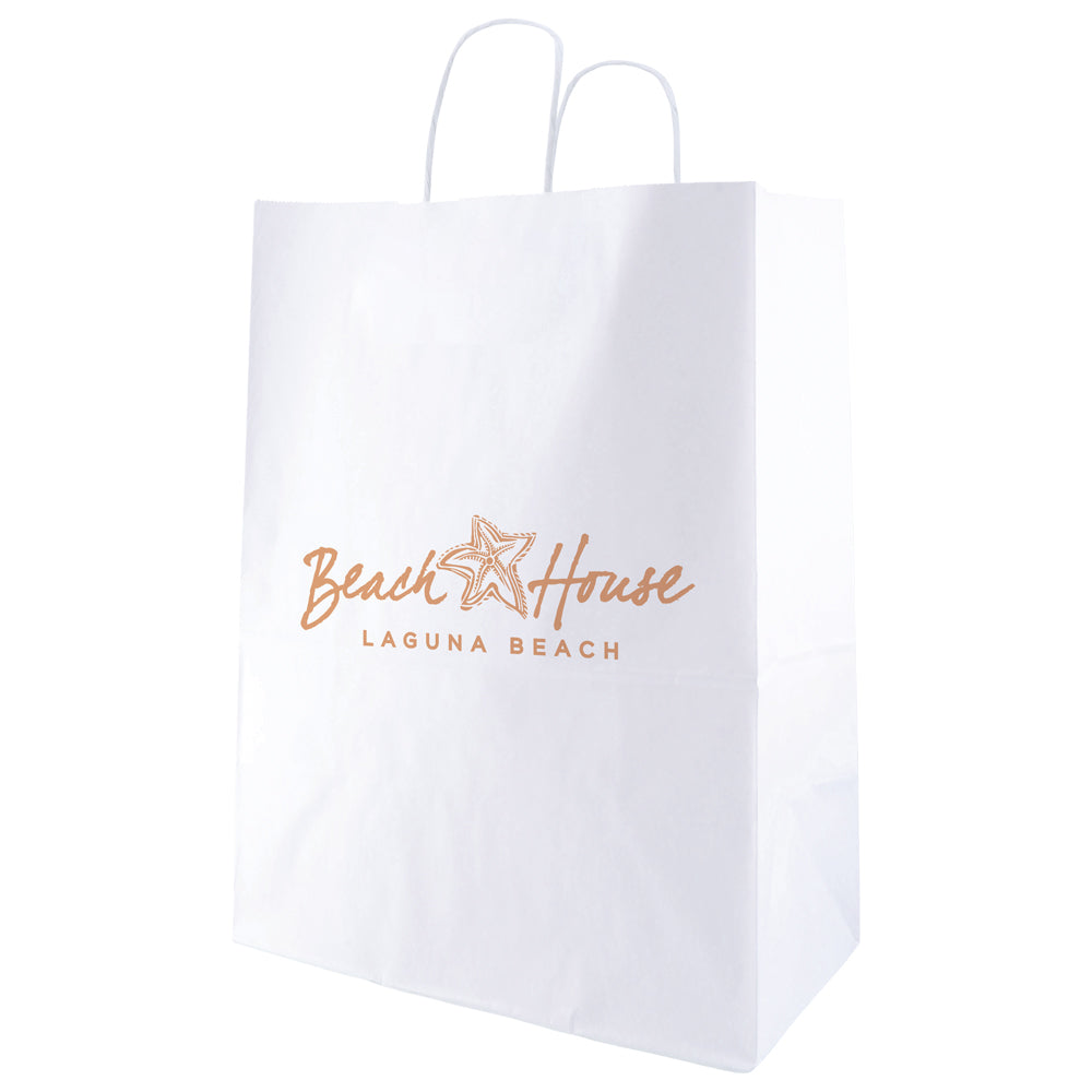 Custom Twisted Bag - 1C/1S-HS (1 Color/1 Stamp-Hot Stamp)