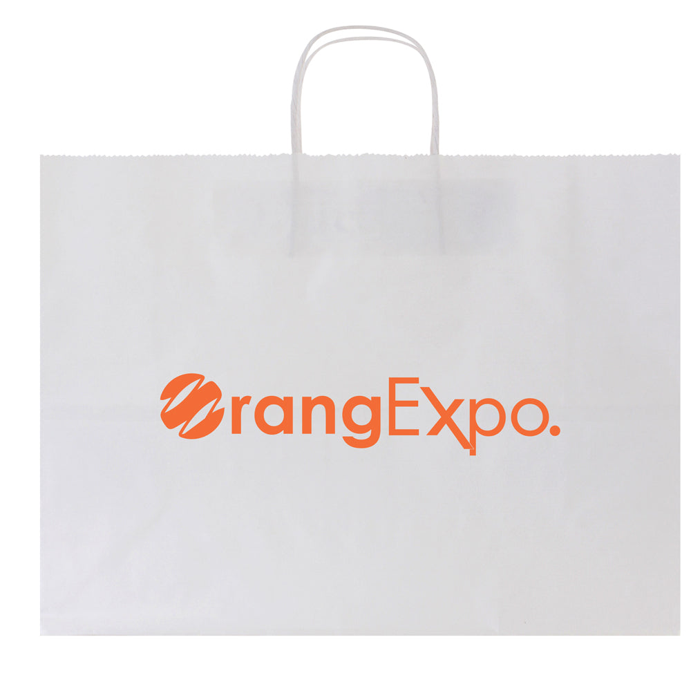 Custom Twisted Bag - 1C/1S-IP (1 Color/1 Stamp-Ink Printed)