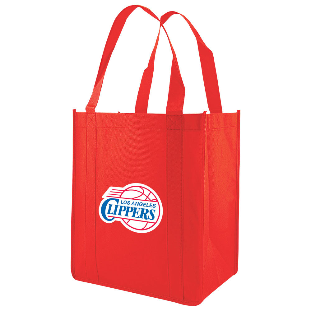 Custom 20" Handle Heavyduty Grocery Fabric Tote 1C/1S-Ss (1 Color/1 Stamp-Silkscreen)
