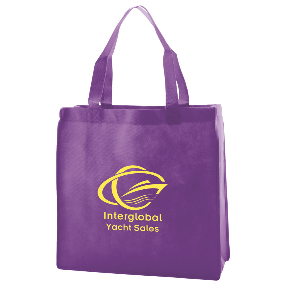 Custom Regular Fabric Tote 1C/1S-Ss (1 Color/1 stamp-Silk screen)