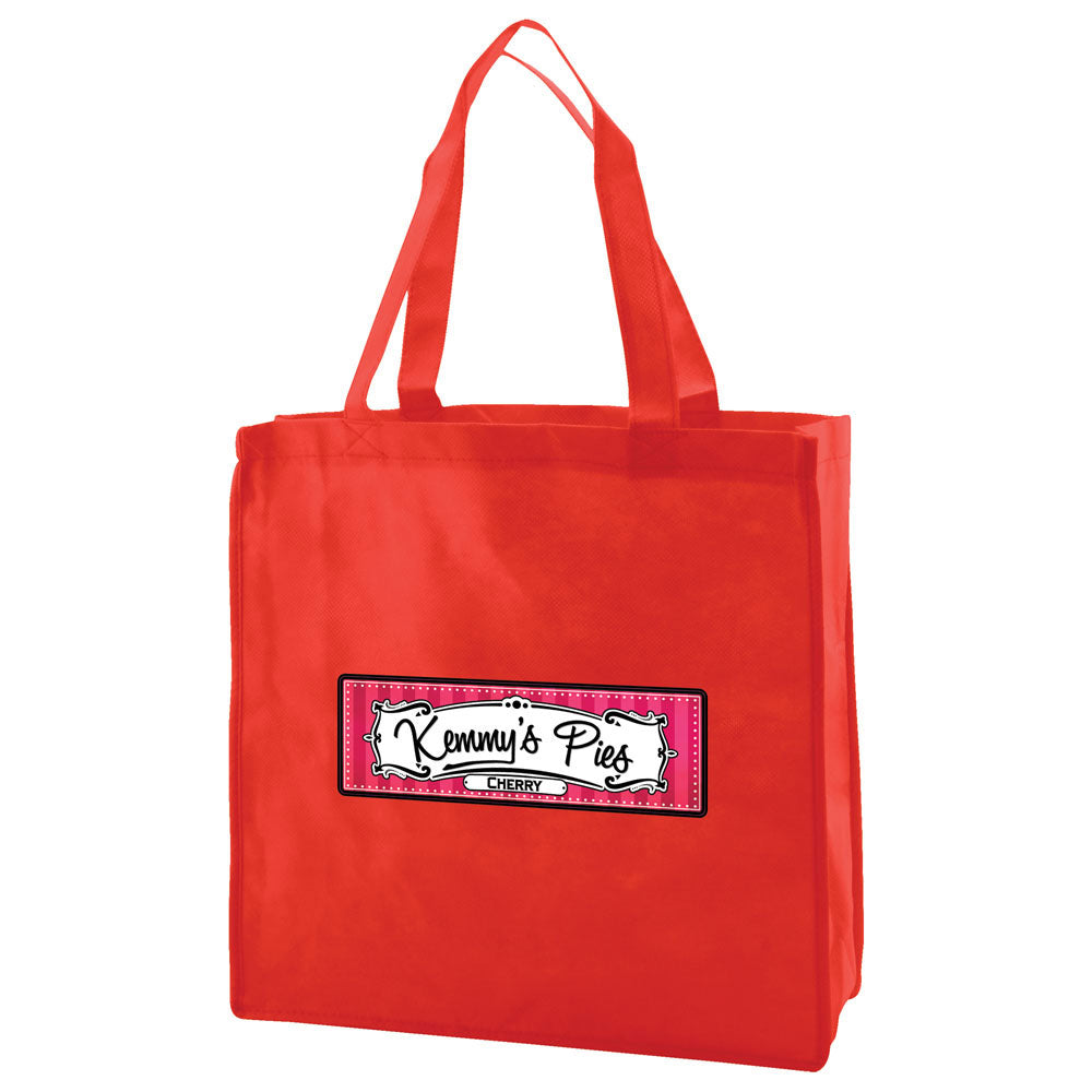 Custom Regular Fabric Tote 1C/1S-Ss (1 Color/1 stamp-Silk screen)
