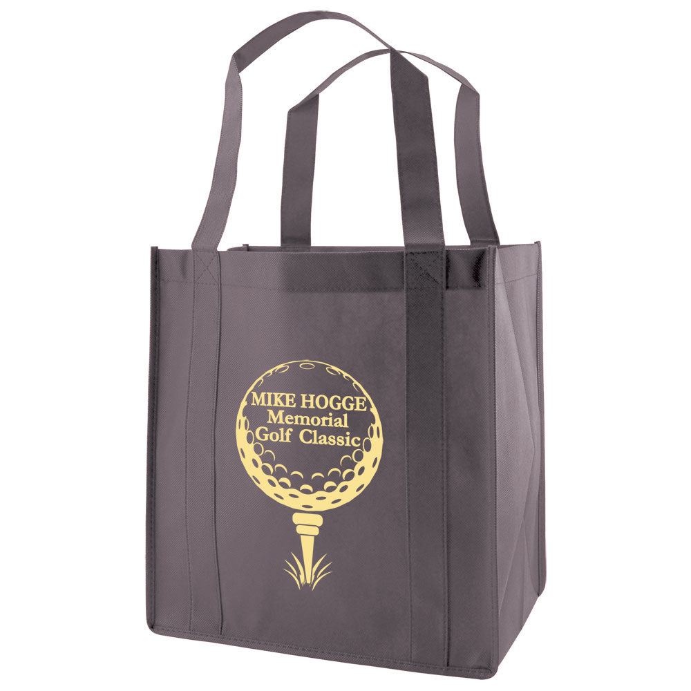 Custom Heavy duty Grocery Fabric Tote 1C/1S-Ss (1 Color/1 Stamp-Silkscreen)
