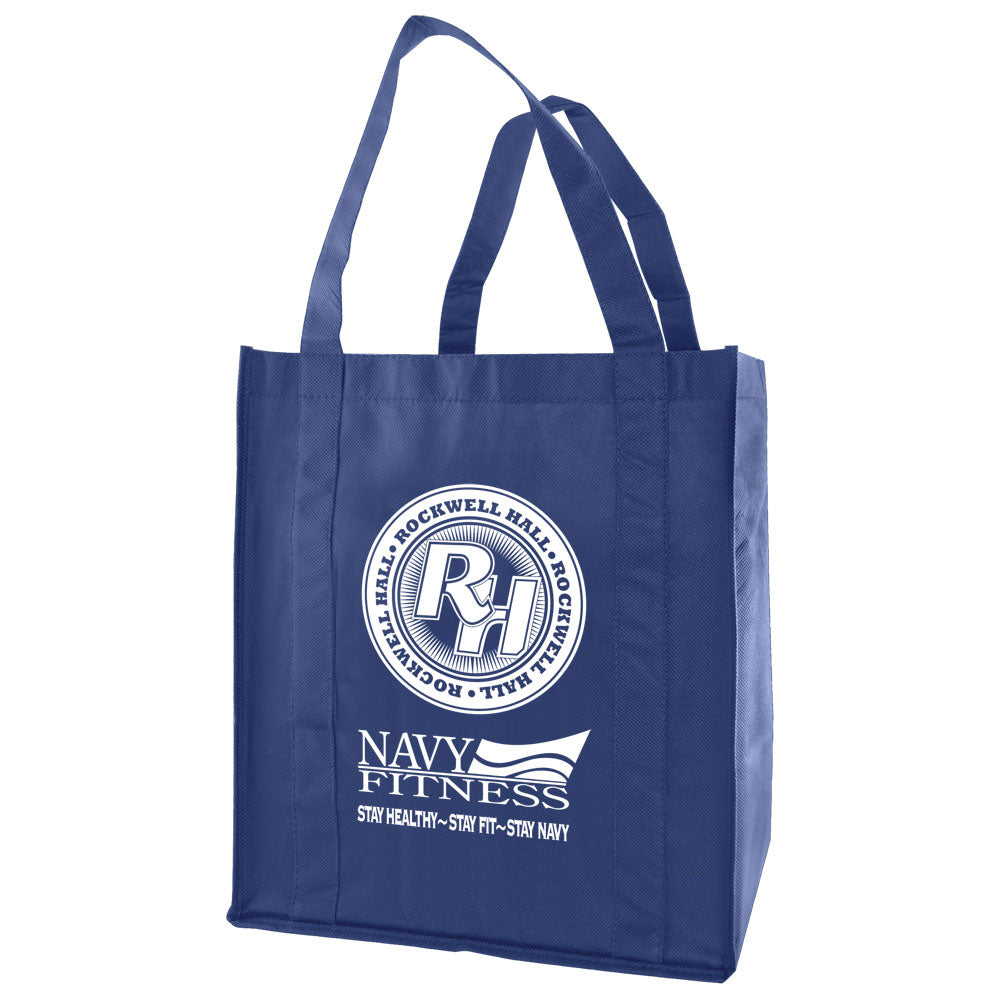 Custom Heavy duty Grocery Fabric Tote 1C/1S-Ss (1 Color/1 Stamp-Silkscreen)