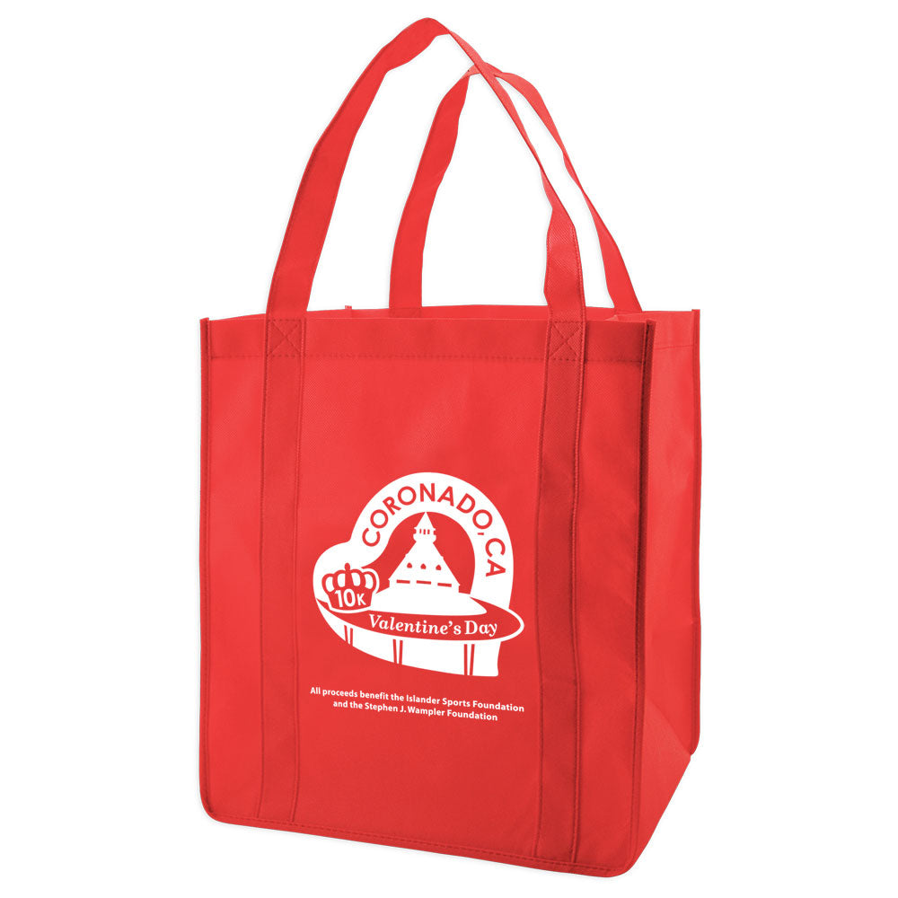 Custom Heavy duty Grocery Fabric Tote 1C/1S-Ss (1 Color/1 Stamp-Silkscreen)