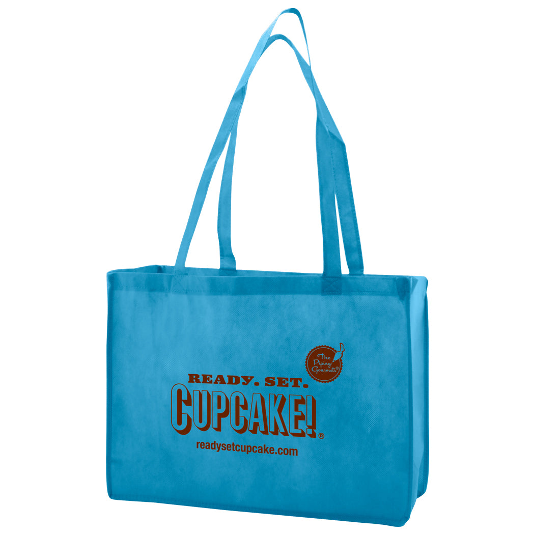 Custom 28" Handle Regular Fabric Tote 1C/1S-Ss (1 Color/1 stamp-Silk screen)
