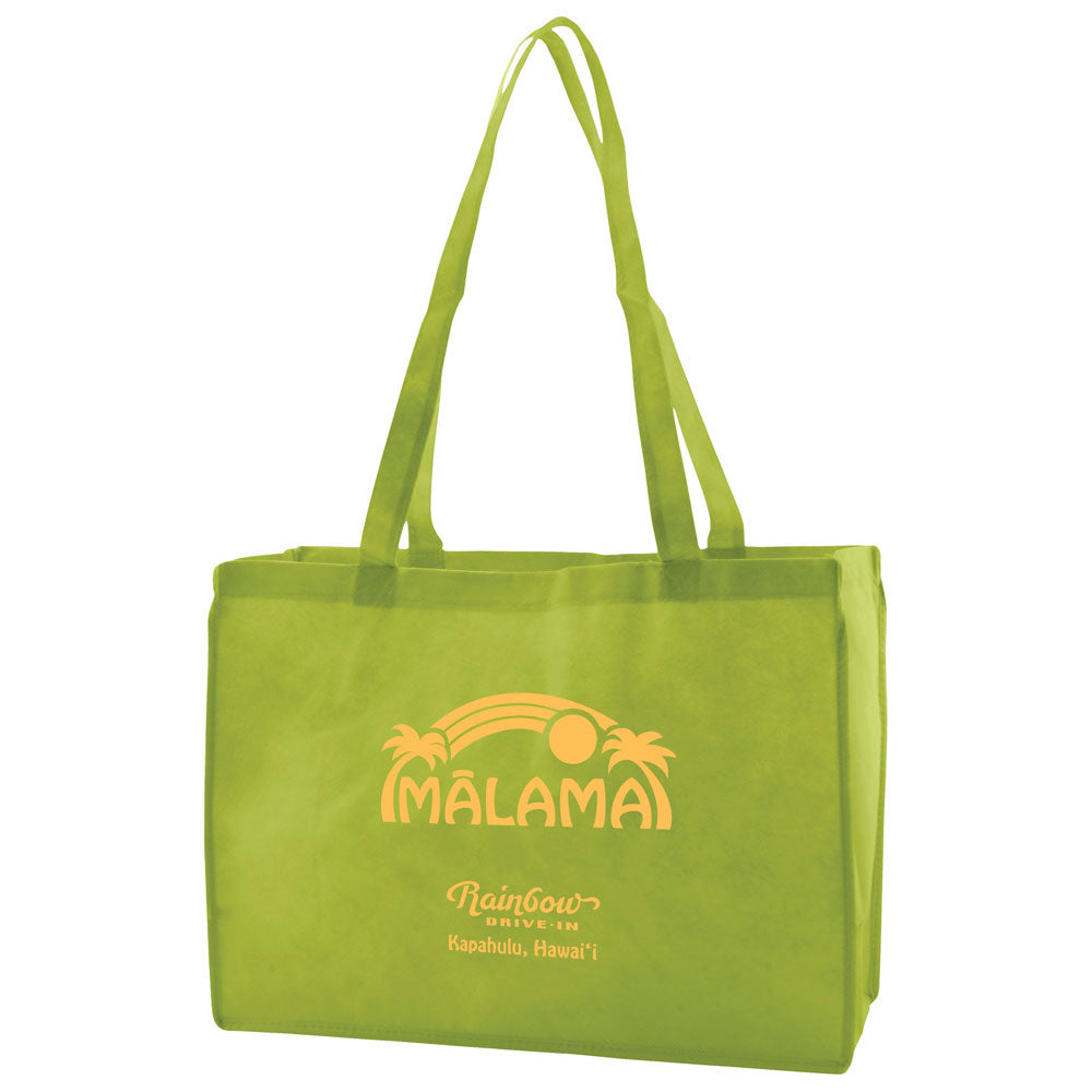 Custom 28" Handle Regular Fabric Tote 1C/1S-Ss (1 Color/1 stamp-Silk screen)