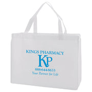 Custom 18" Handle Regular Fabric Tote 1C/1S-Ss (1 Color/1 stamp-Silk screen)