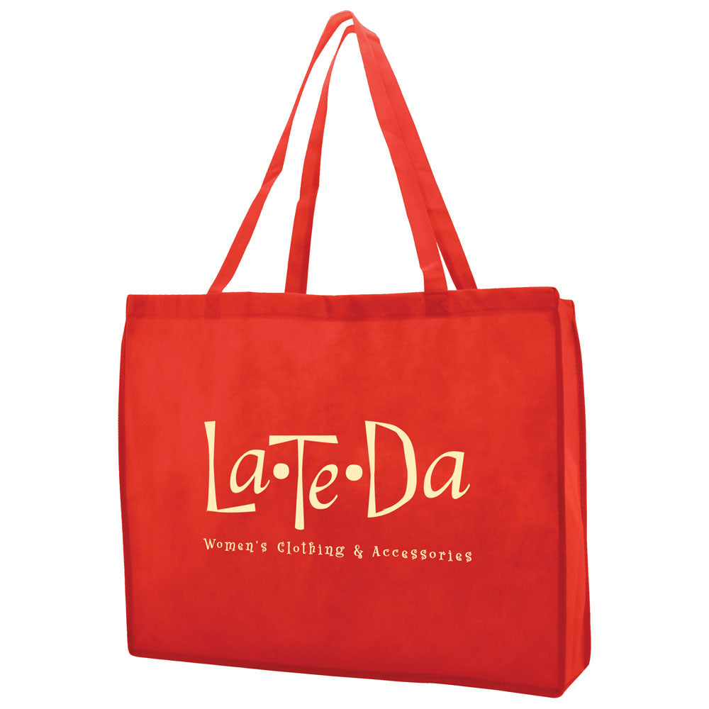 Custom Regular Fabric Tote 1C/1S-Ss (1 Color/1 stamp-Silk screen)