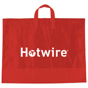 Custom Color Frosted Soft Loop Handle Bag - 1C/1S-HS