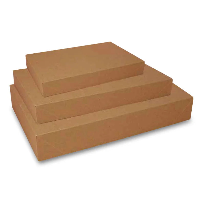 Recycled Kraft Apparel Boxes (100/Pack)