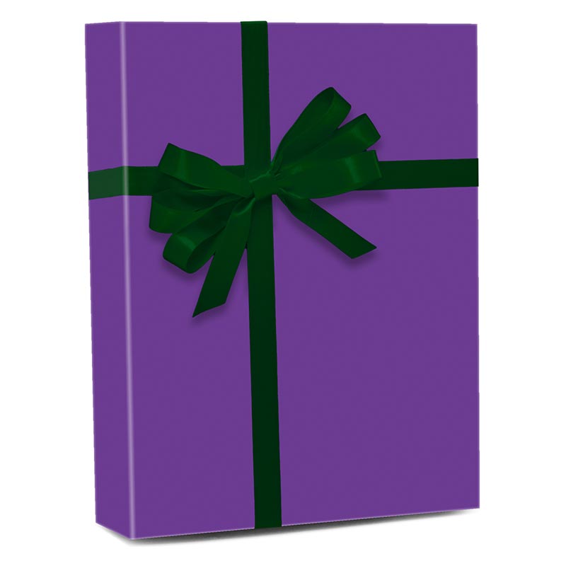 Purple Matte Gift Wrap