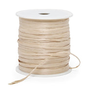 Matte Raffia Ribbon in Oatmeal (1/4" X 100YD)