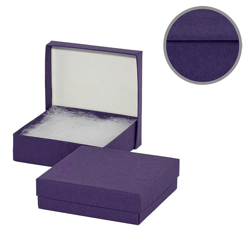Solid Colored & Embossed Jewelry Boxes (100/Pack)