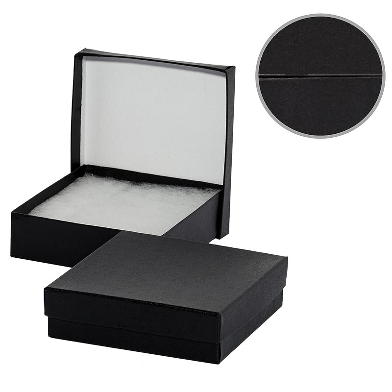 Solid Colored & Embossed Jewelry Boxes (100/Pack)