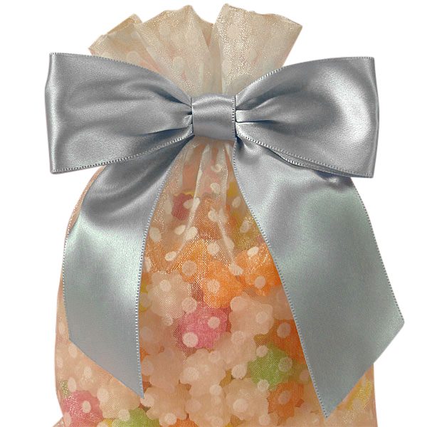 Pre-Tied Satin Bows with Wire Ties (12/Pack)