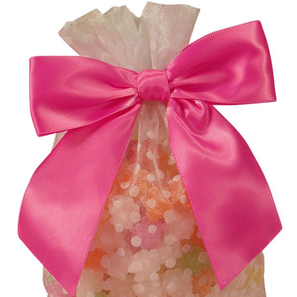Pre-Tied Satin Bows with Wire Ties (12/Pack)
