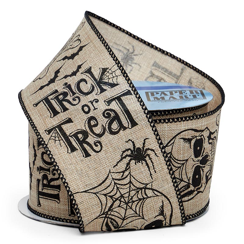 Trick or Treat Wired Ribbon (2-1/2" X 10YD)