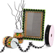 Laser Cut Black Spider Ribbon (7/8" X 25YD)