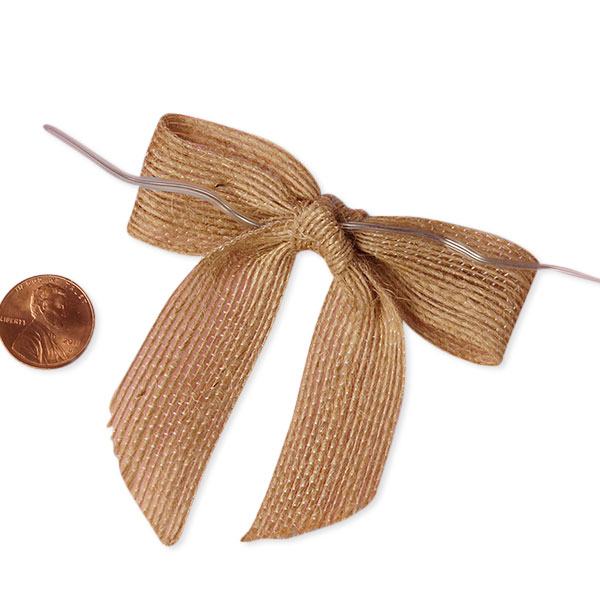 Jute Pre-Tied Bows (12/Pack)