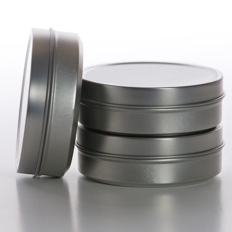 Stackable Shallow Round Tin Cans (432/Pack)
