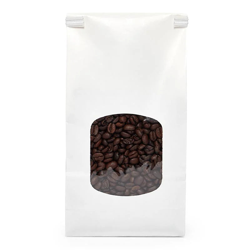 White Window Grease-Resistant Tin Tie Bag (1000/Pack)