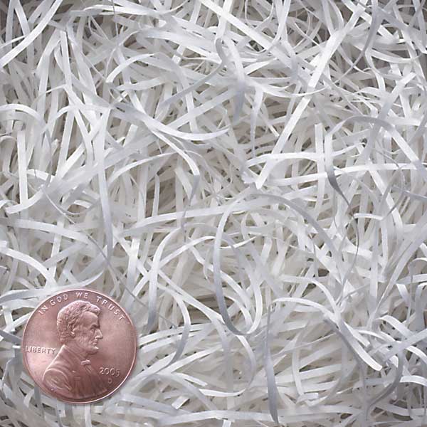 Fine Cut Colored Paper Shred (10 lb Box)