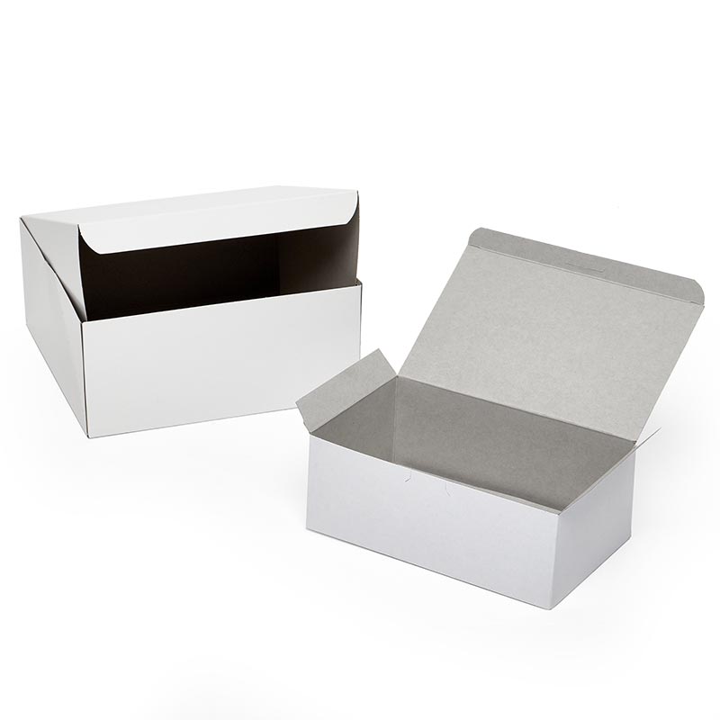 Small White Easy Set-Up Pastry Boxes