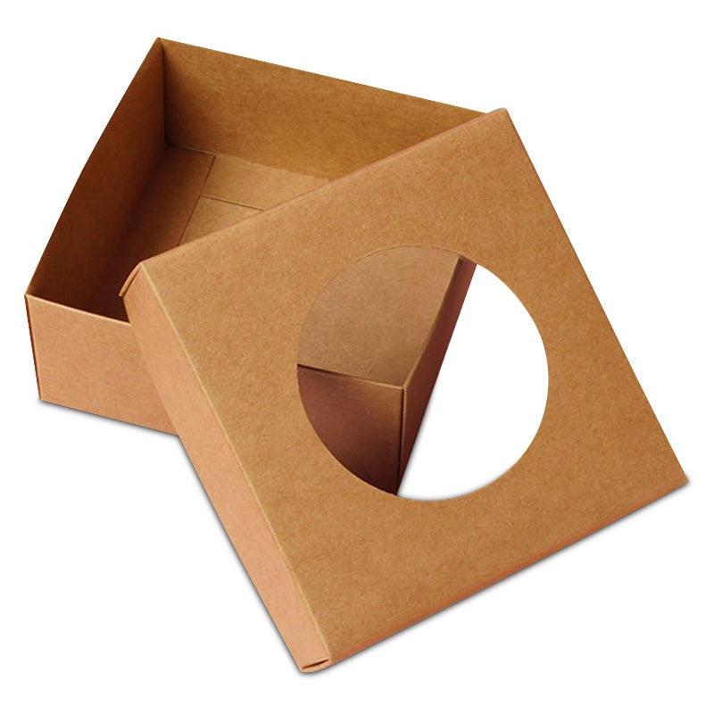 Cookie Boxes with Round Window (100/Pack)