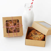 Cookie Box with Square Window