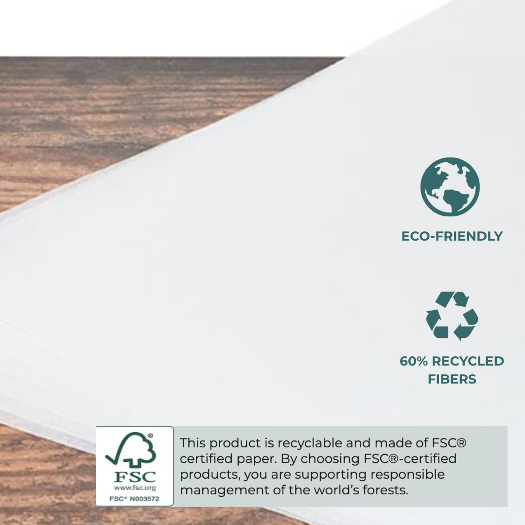 Recycled White Tissue Paper (960/Pack)