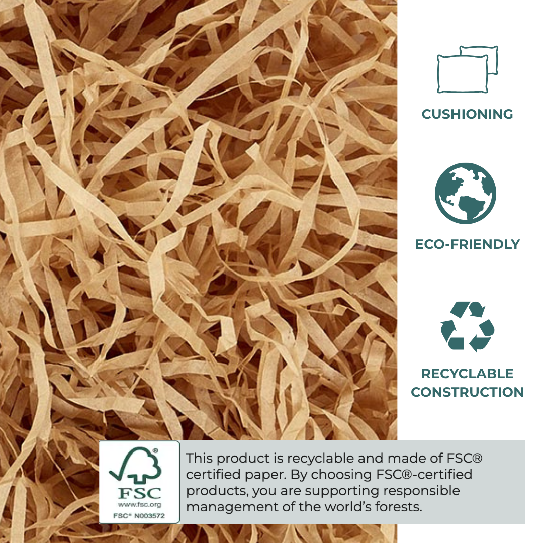 Kraft Shredded Tissue Paper (10 lb Box)