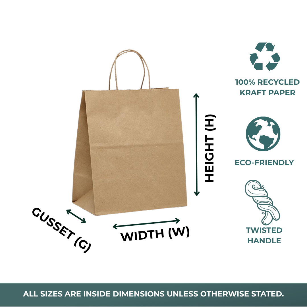 Tamper Resistant Take-Out Shopping Bags (250/Pack)