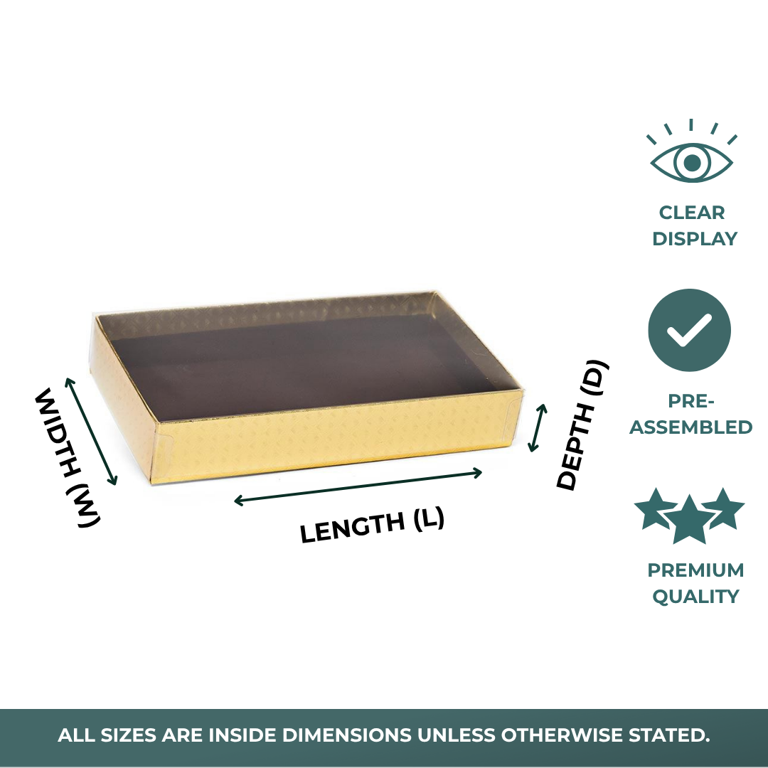 Diamond Embossed View Top Boxes