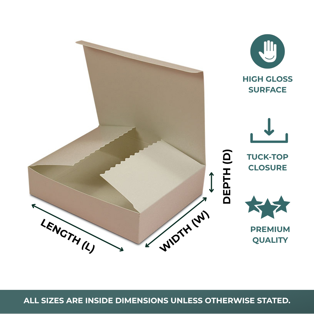 Gloss Colored Tuck Top Candy Boxes (100/Pack)