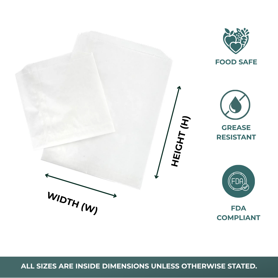 Flat Glassine Bags (1000/Pack)