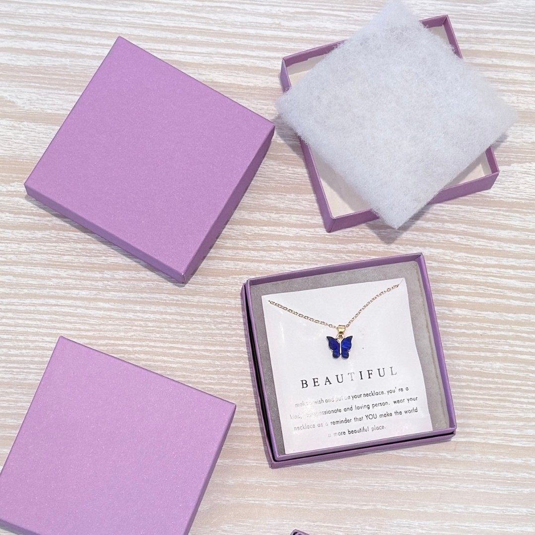 Solid Colored & Embossed Jewelry Boxes (100/Pack)